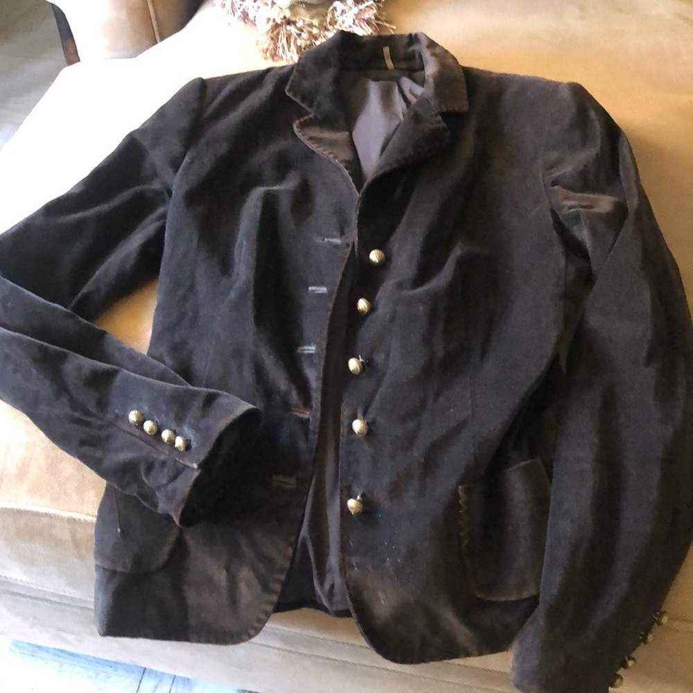 Chocolate brown blazer